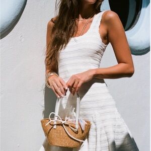 LoveShackFancy Maryanne dress in white XS